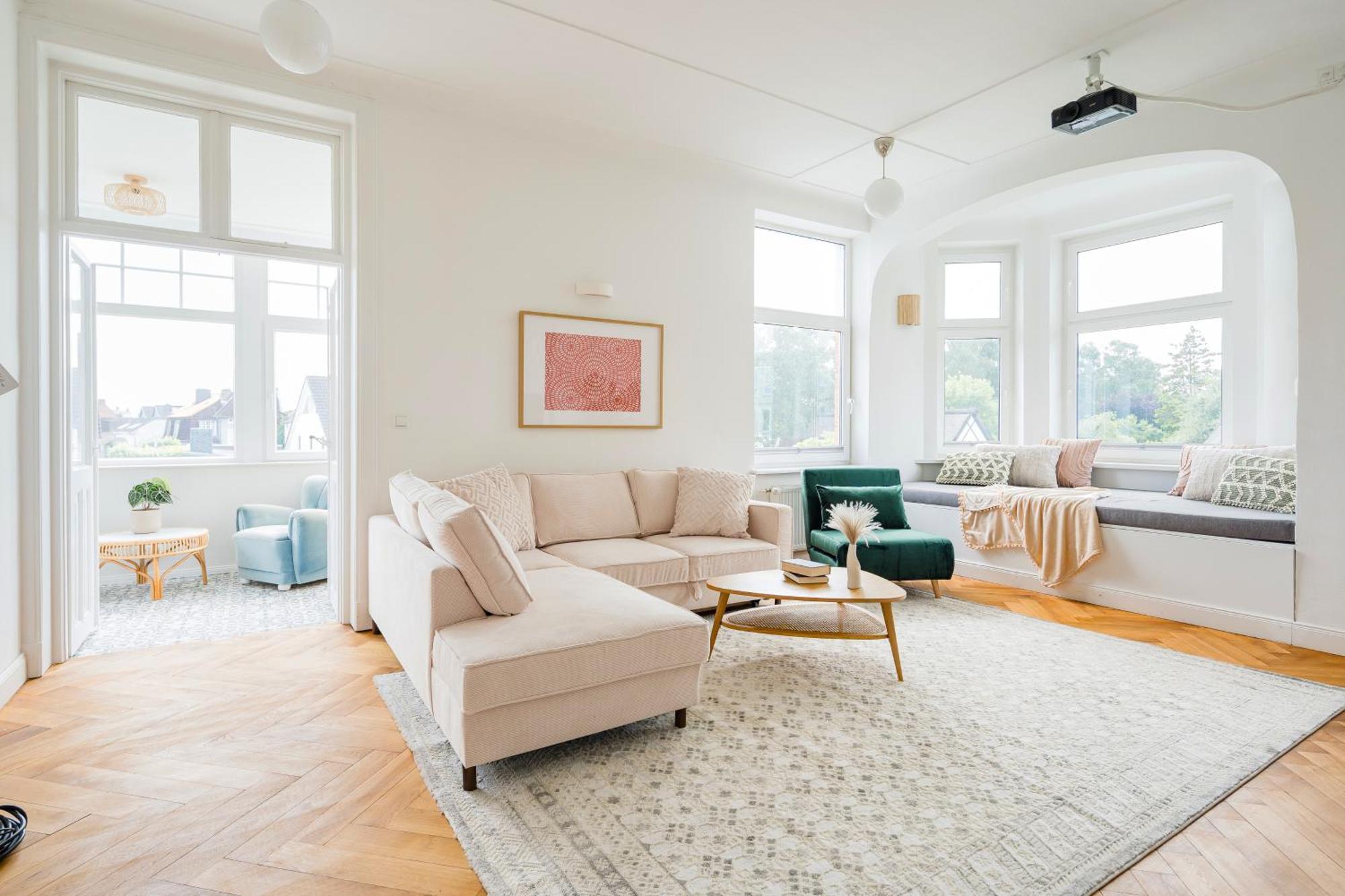 Apartment Modern Boho Auf 145qm, Strandnah & Familienfreundlich